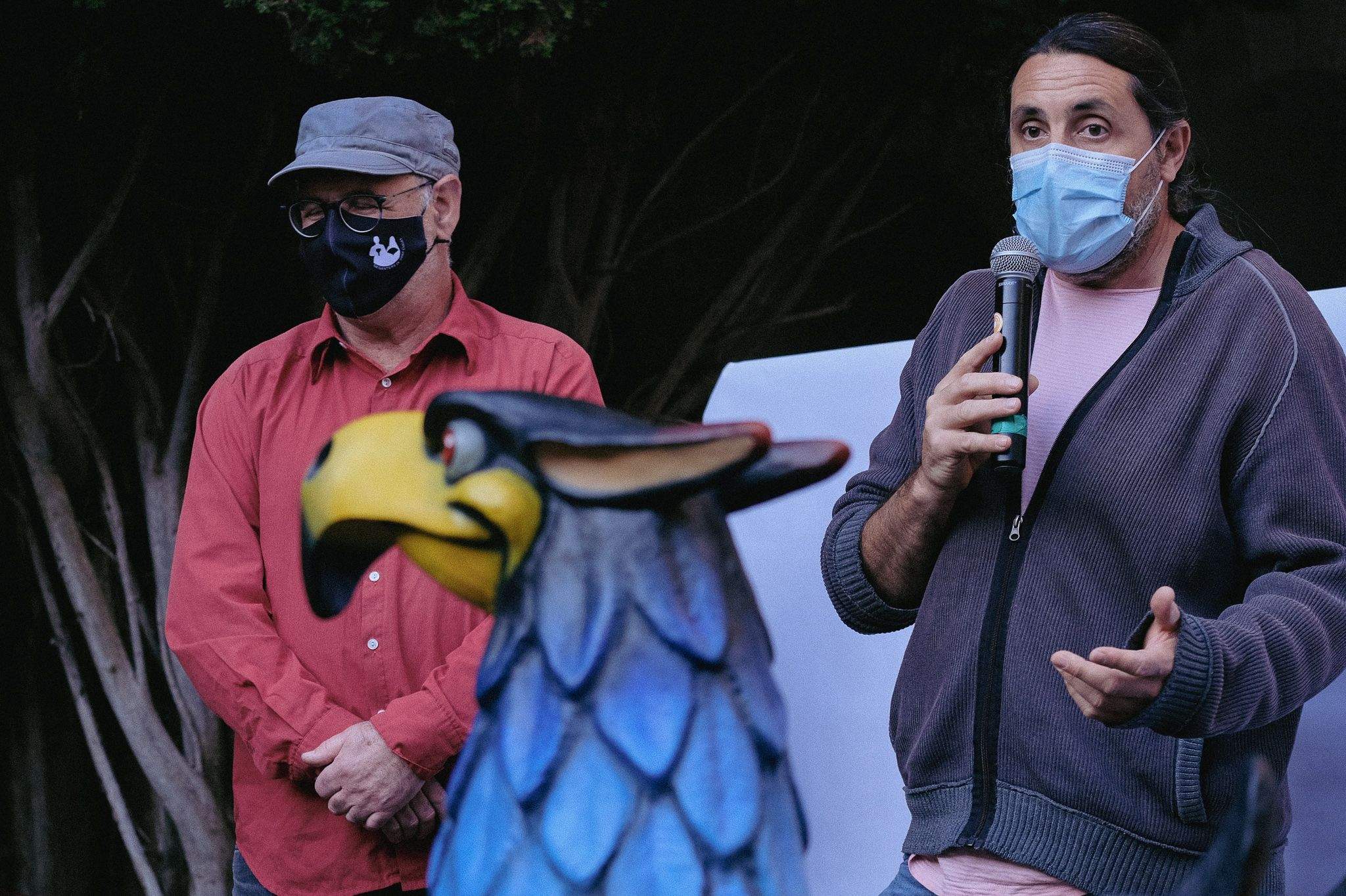 Presentació de les figures infantils dels Geganters de Sant Cugat al Claustre. FOTO: Ale Gómez