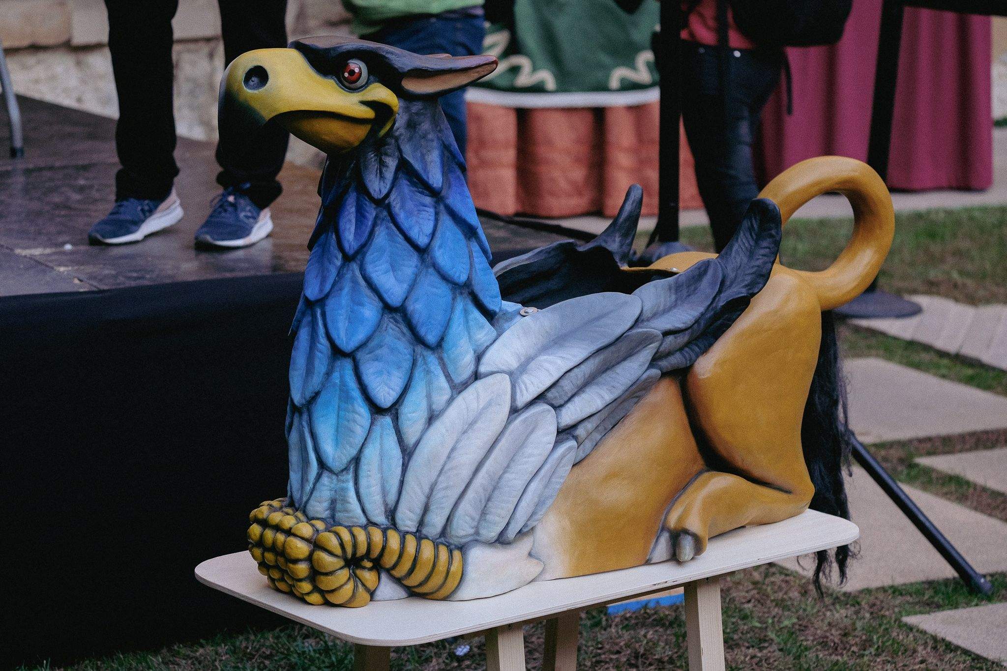 Presentació de les figures infantils dels Geganters de Sant Cugat al Claustre. FOTO: Ale Gómez