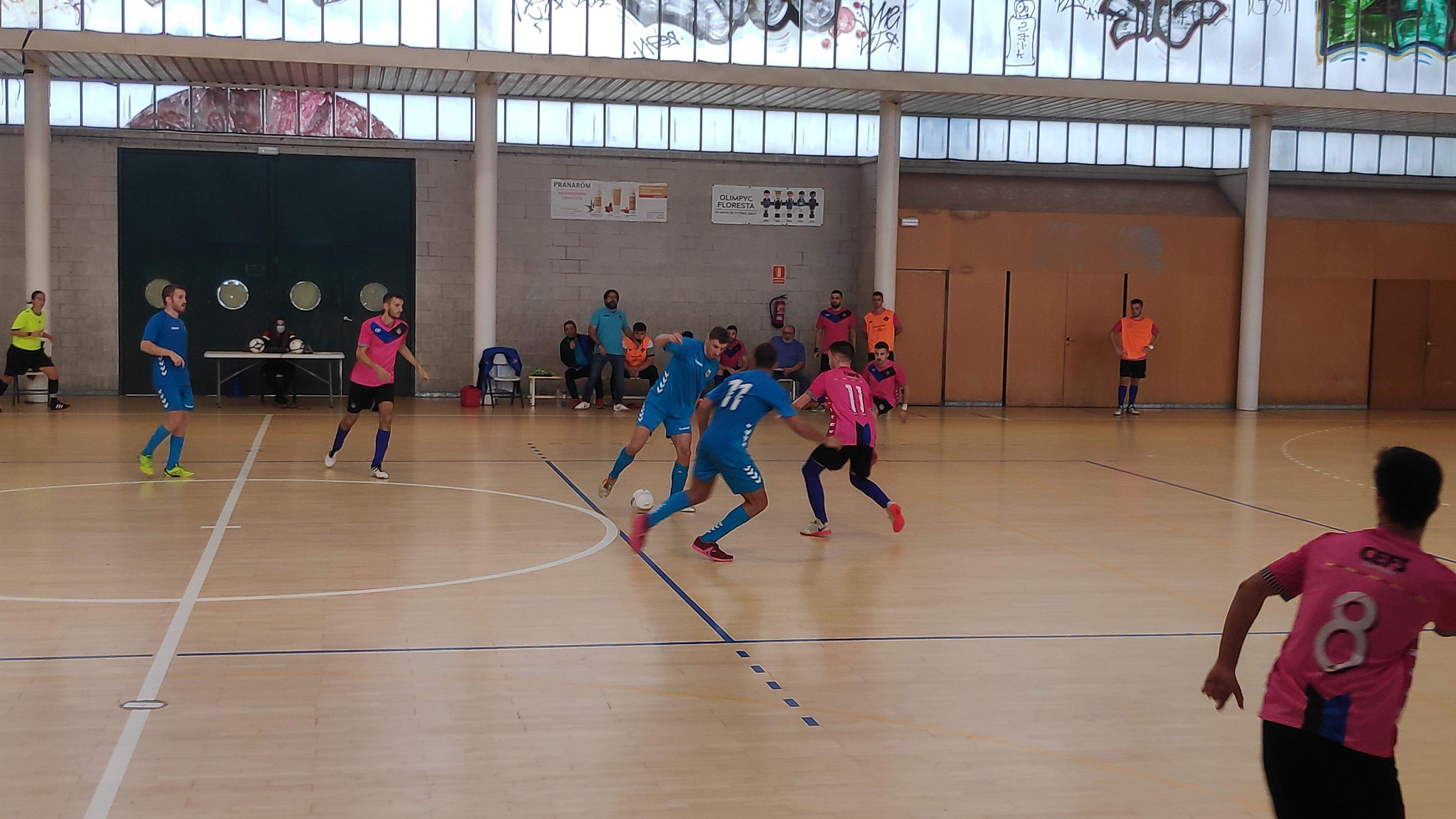 Pau Ruiz ha anotat un gol en la victòria de l'Olimpyc Floresta FS. FOTO: Amit Gayà.