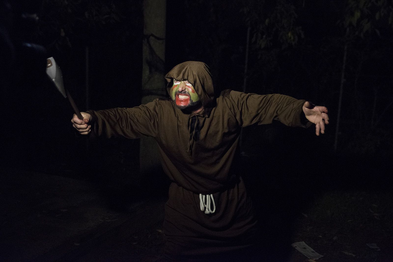 Túnel del terror de Les Planes. Foto: Bernat Millet.