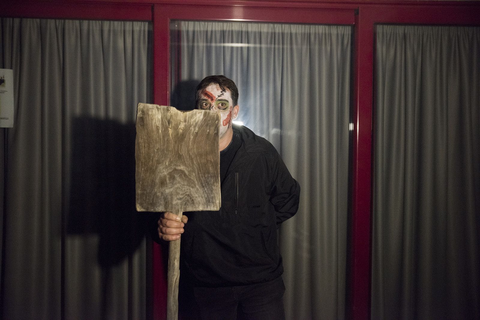 Túnel del terror de Les Planes. Foto: Bernat Millet.