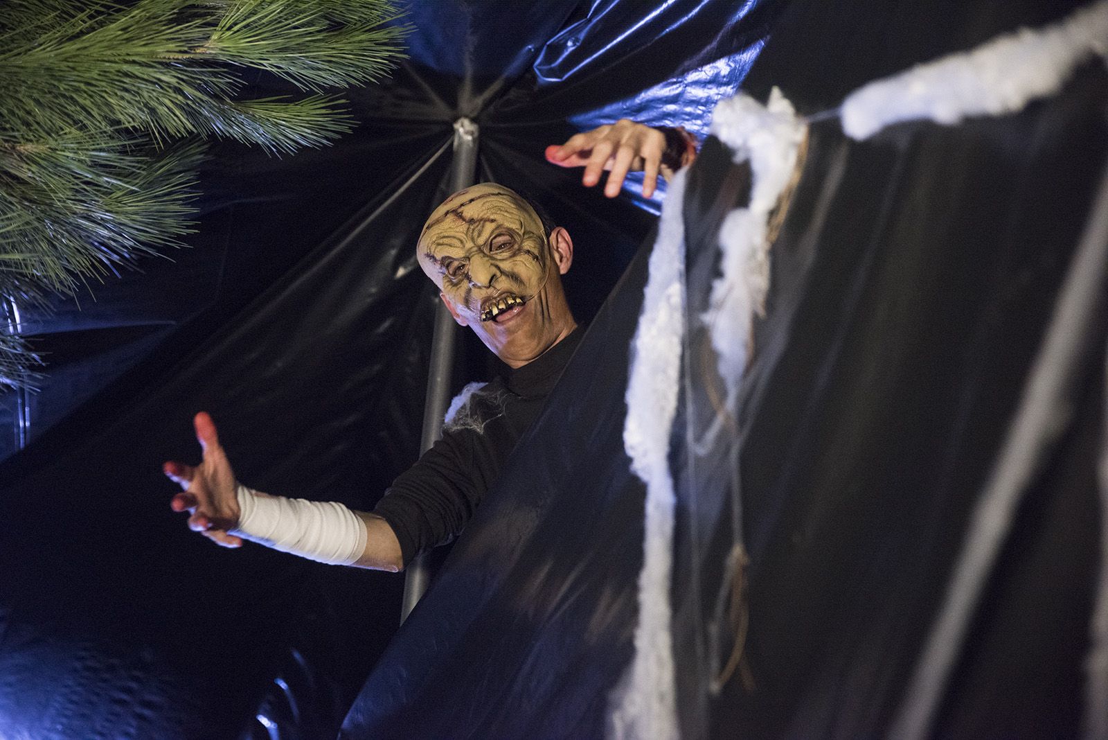 Túnel del terror de Les Planes. Foto: Bernat Millet.