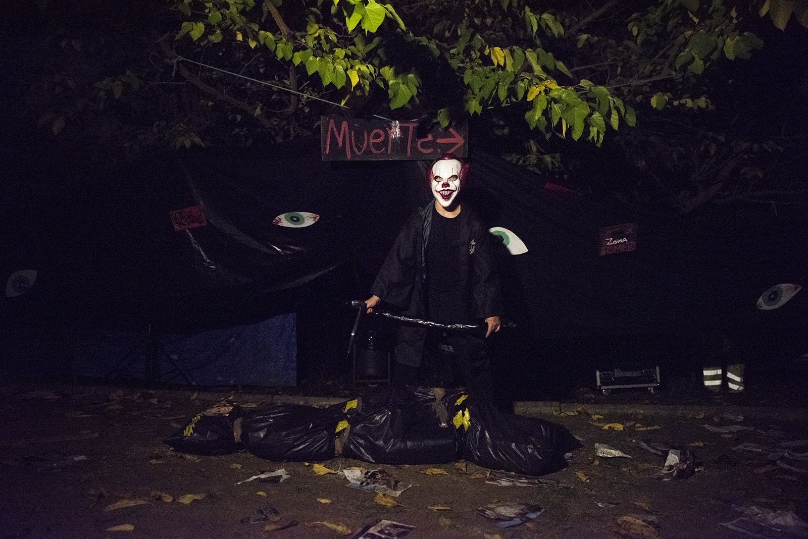 Túnel del terror de Les Planes. Foto: Bernat Millet.
