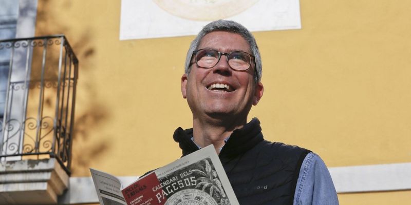 Joan Tomàs, editor del Calendari de Pagesos. FOTO: Yves Dimant