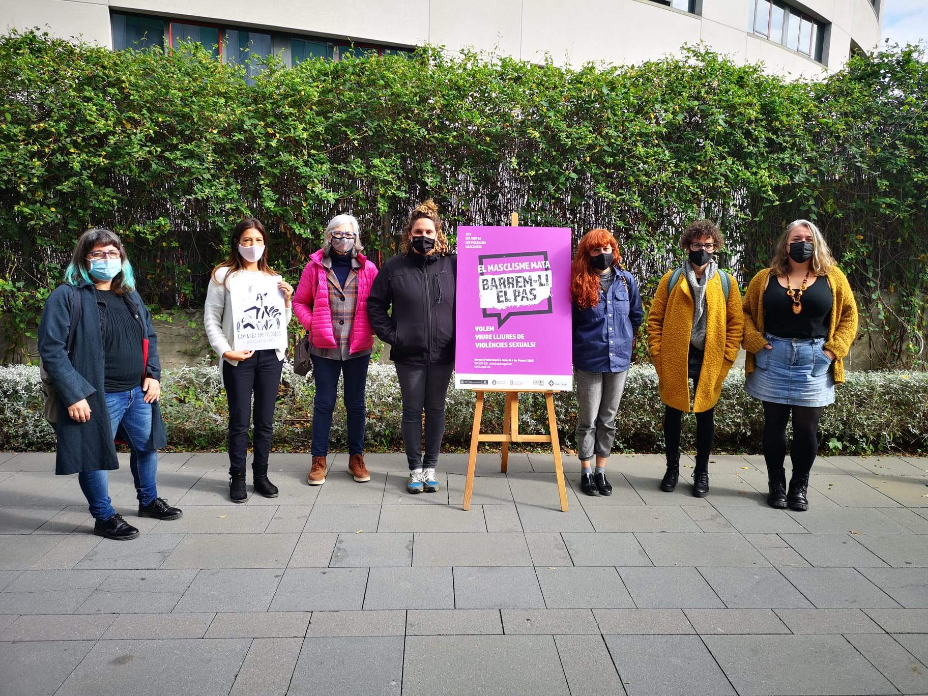 Presentació dels actes per commemorar el 25-N FOTO: Localpres