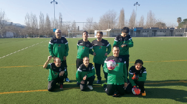 El projecte de la creació d’un equip de futbol amb persones amb diversitat funcional. FOTO: CFU Mira-sol Baco