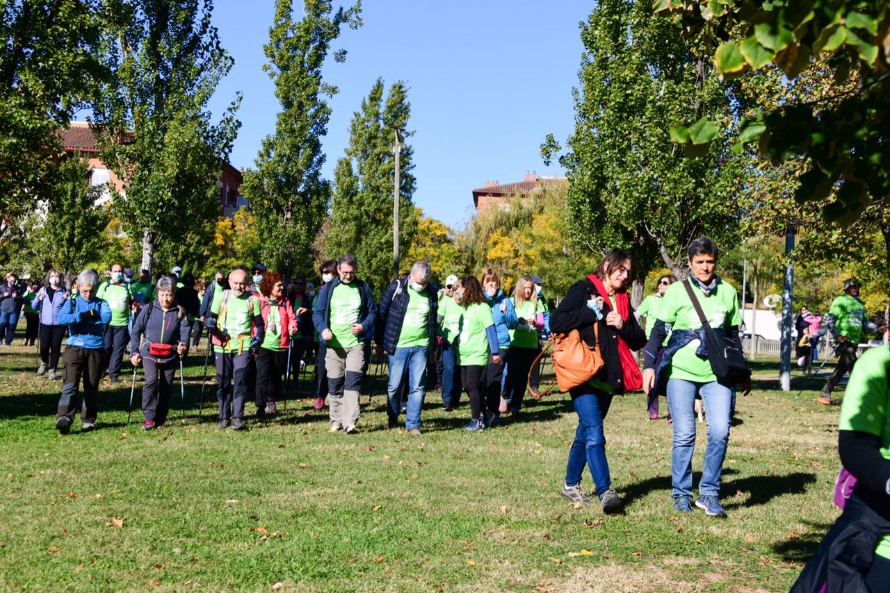 La MemoryMarxa ha comptat amb 3 recorreguts diferents per visibilitzar l'Alzheimer. FOTO: Jordi García