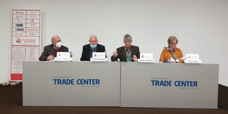 Relleu de presidència a l'assemblea de l'Aula de Sant Cugat. FOTO: Aula