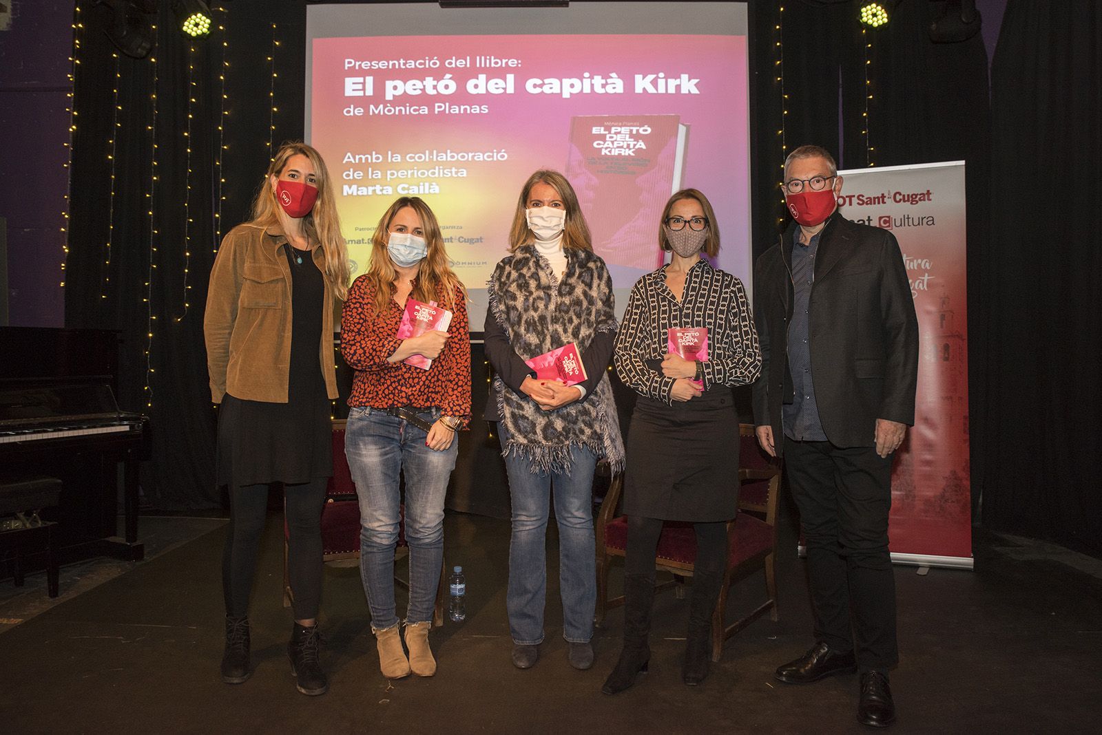Presentació del llibre "El petó del capità Kirk" de Mònica Planas. Foto: Bernat Millet.