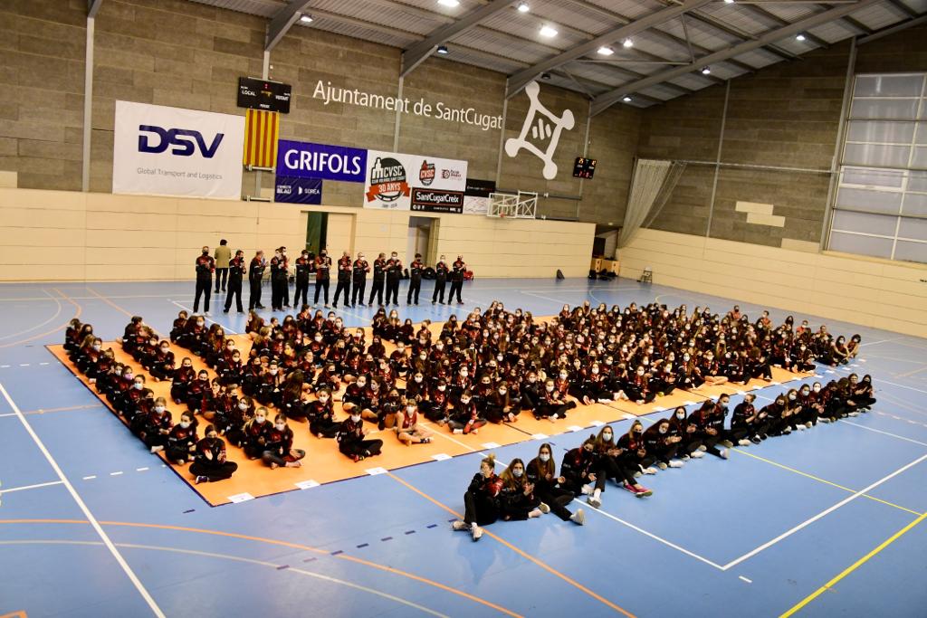 El DSV Club Voleibol Sant Cugat compta amb 29 equips aquesta temporada. FOTO: Jordi Garcia