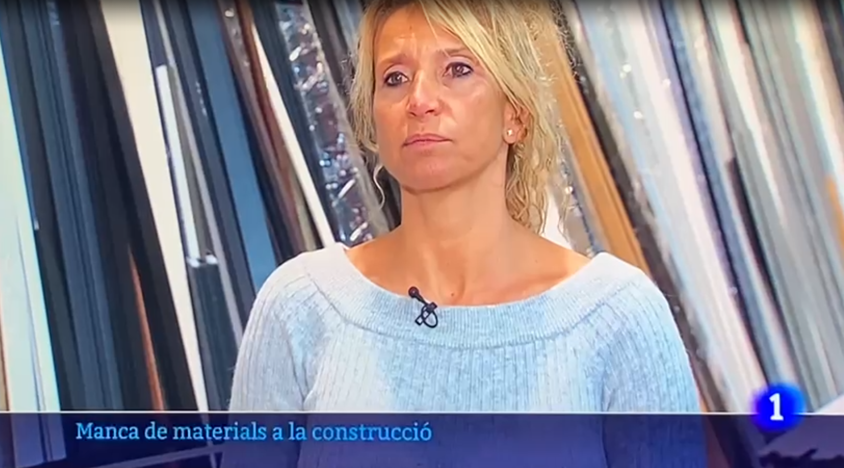 Raquel Llasera, d'Aluminis SC valorant la situació del sector. FOTO: Cedida