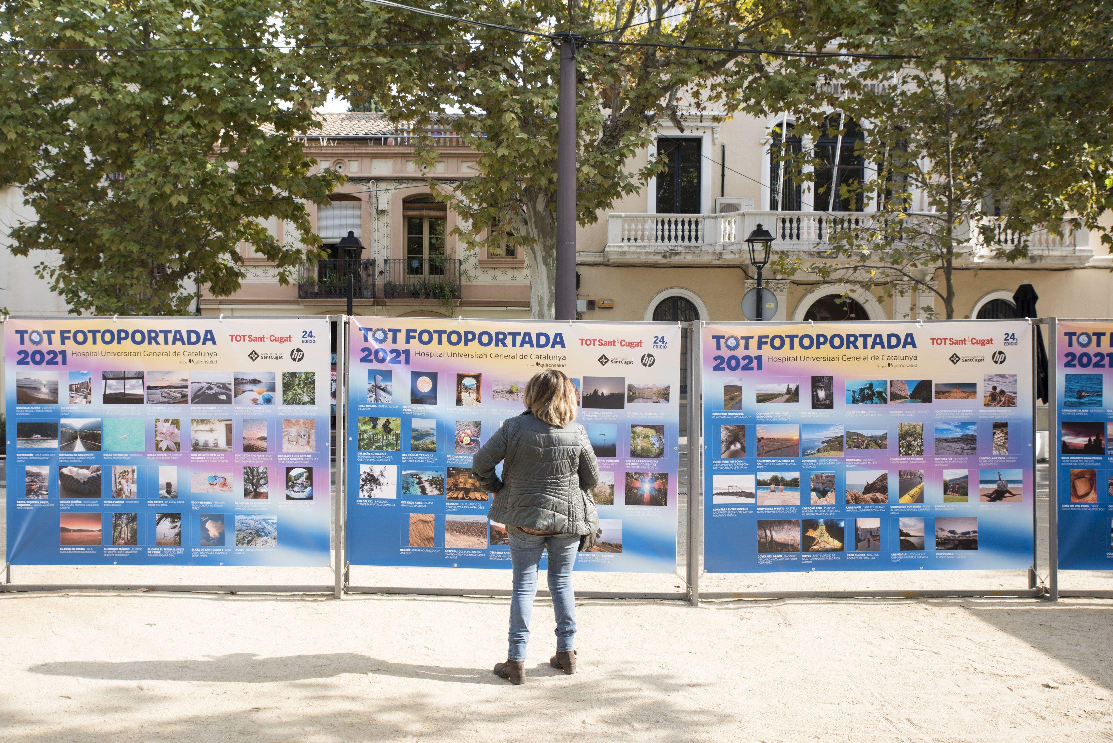 Part de l'exposicio TOT Fotoportada Hospital Universitari General de Catalunya 2021 FOTO: Bernat Millet
