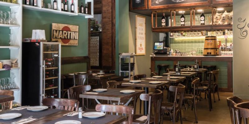 Interior del restaurant 'Bodega Tomàs'. FOTO: Cedida