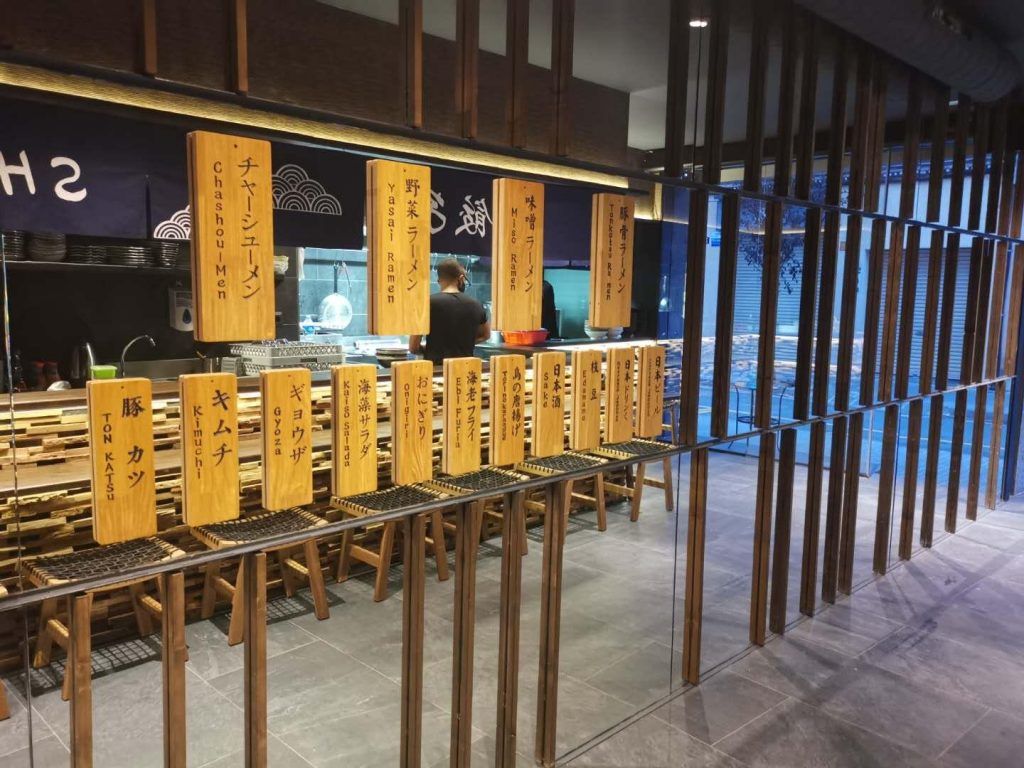 Interior del local ‘Shi Man To Ramen’  de Sant Cugat. FOTO: Cedida