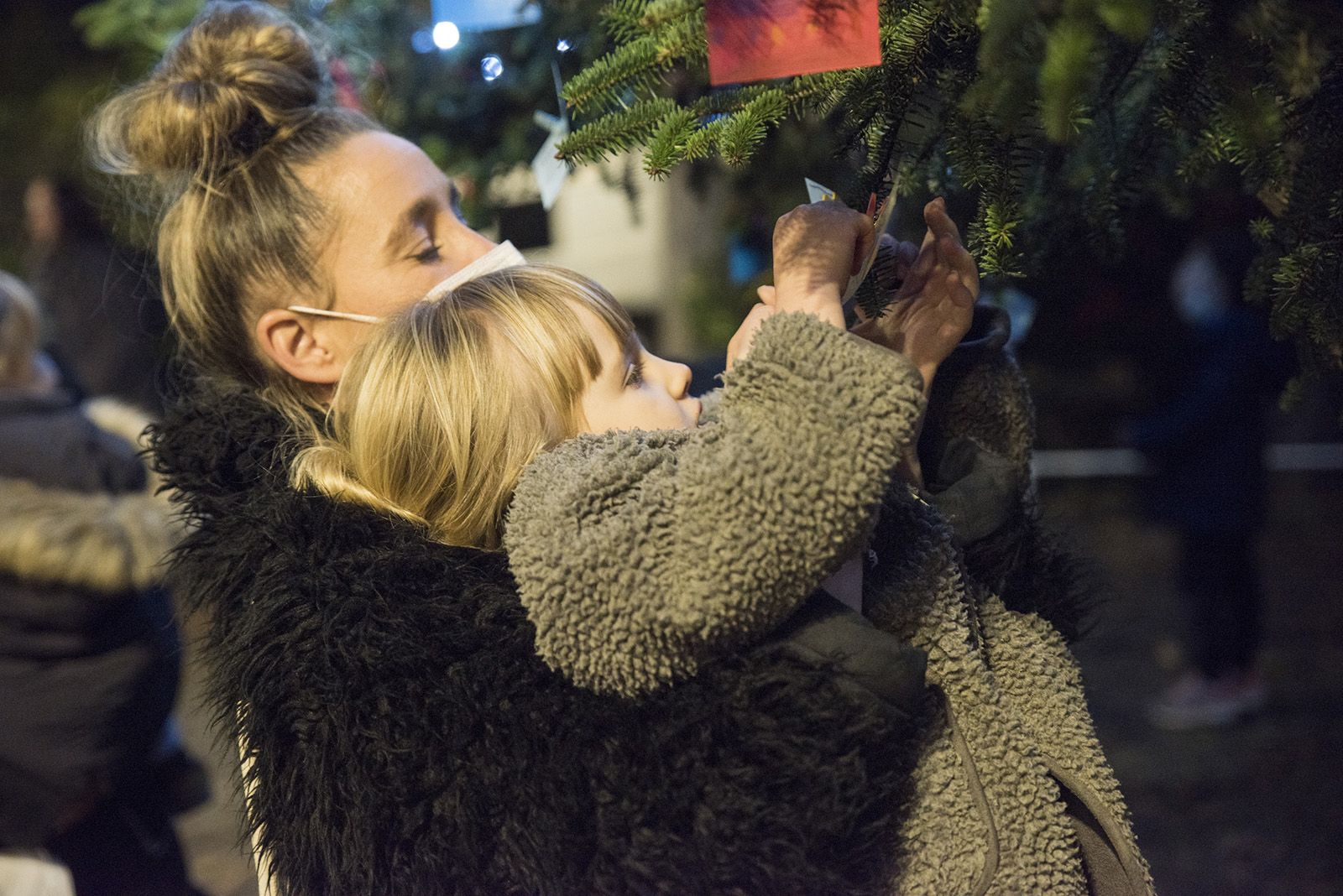 Encesa de llums de Nadal de Valldoreix. Foto: Bernat Millet.