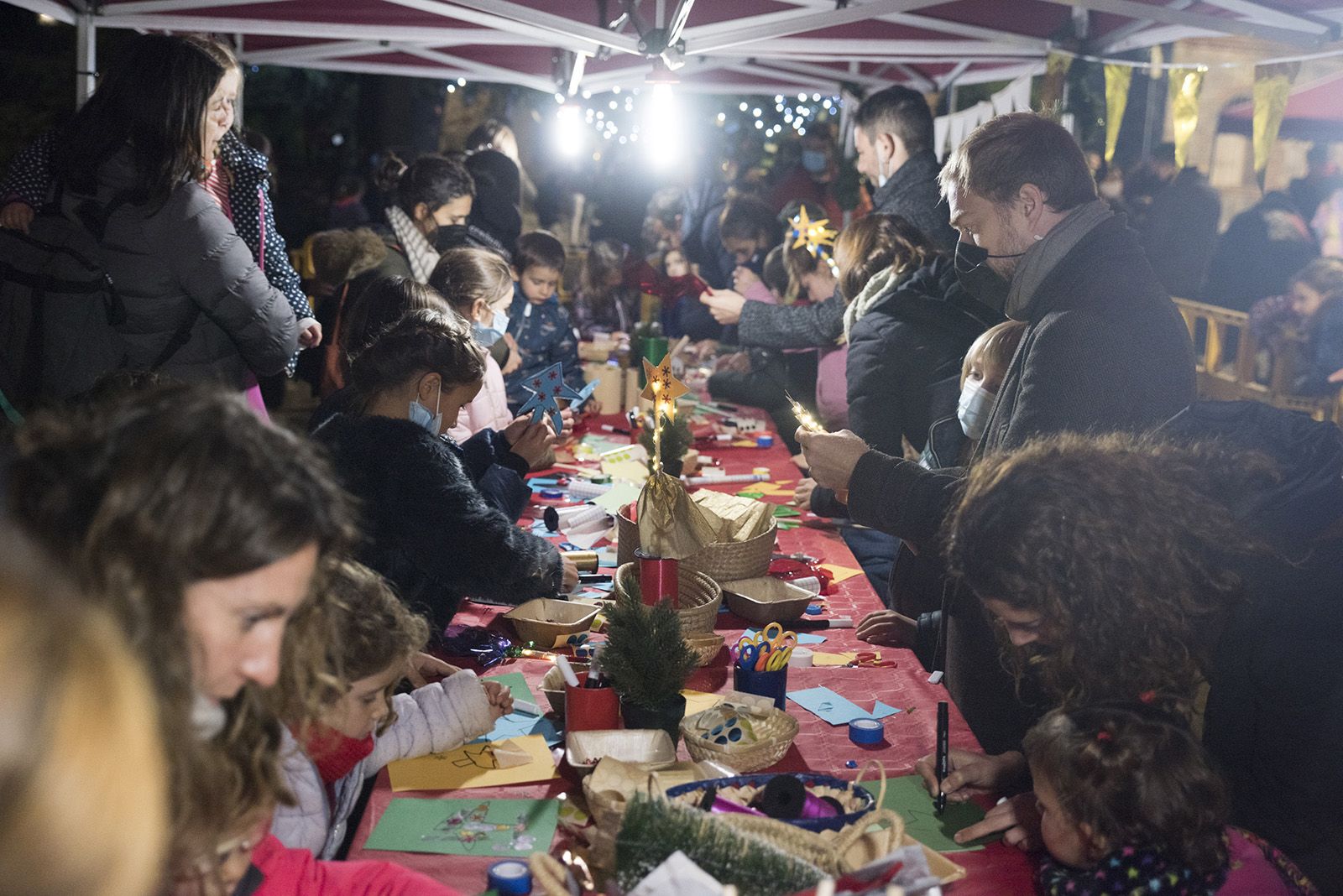 Encesa de llums de Nadal de Valldoreix. Foto: Bernat Millet.