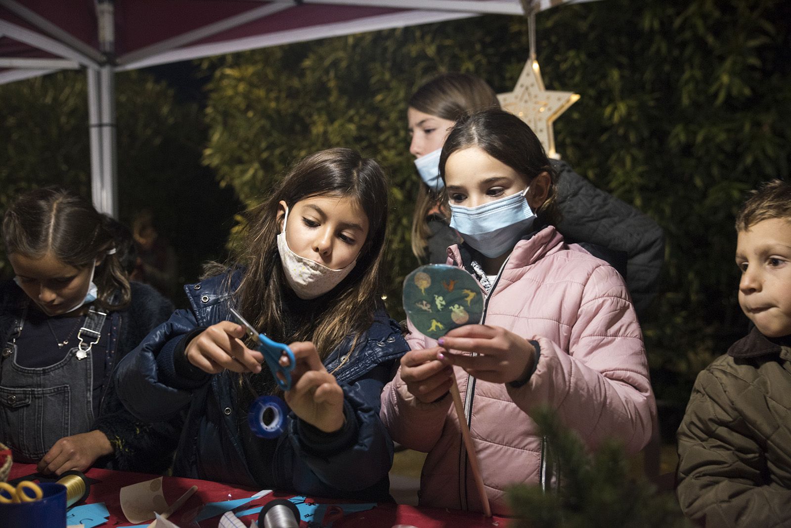 Encesa de llums de Nadal de Valldoreix. Foto: Bernat Millet.