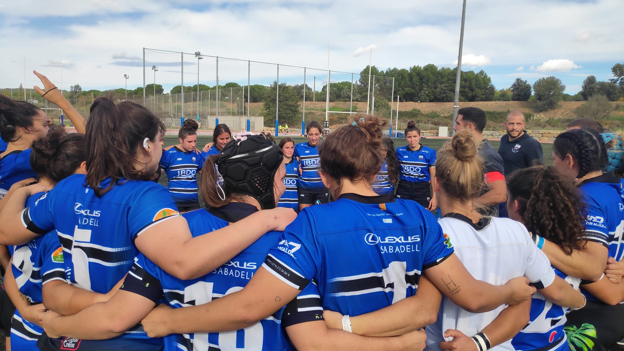 Suspès el partit del primer equip femení del CR Sant Cugat. FOTO: Amit Gayà.