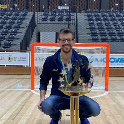 El santcugatenc Bernat de Pablo, metge de la selecció espanyola, campió d'Europa. FOTO: Twitter Bernat de Pablo.