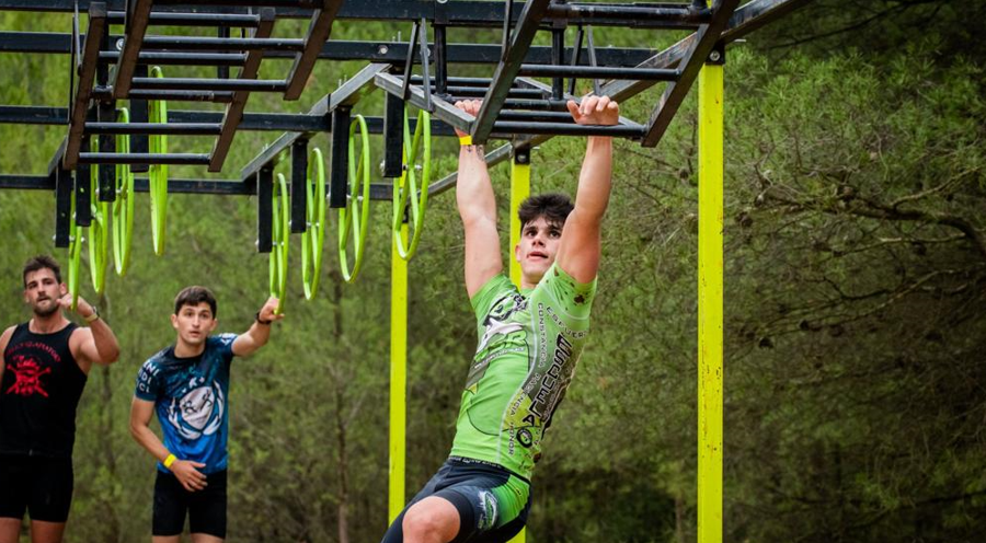 Joan Serraboguñá, en una carrera d'obstacles. FOTO: @mediarace.fotografia
