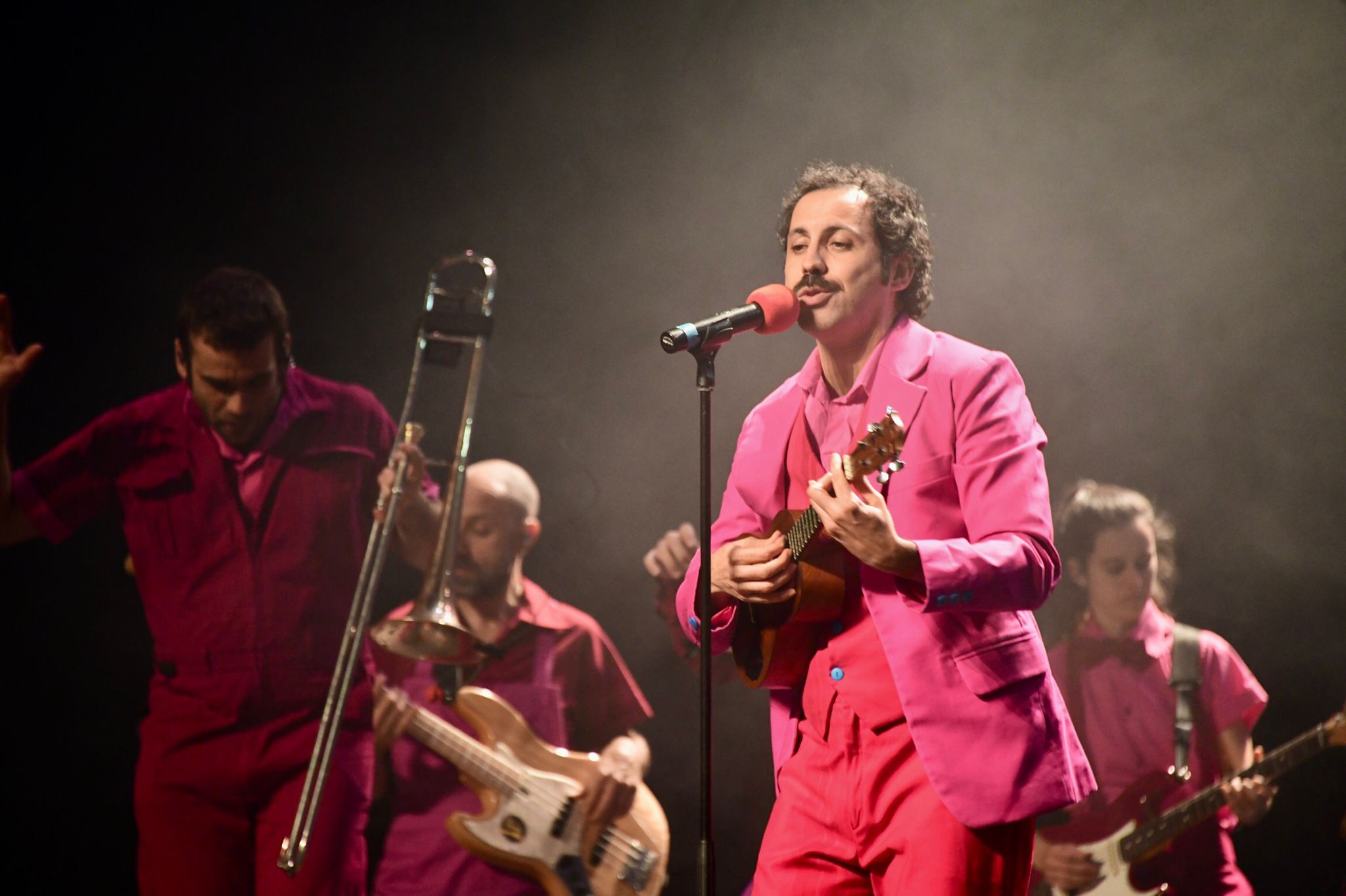 Guillem Albà & La Marabunta a la presentació de la temporada del Teatre-Auditori. FOTO: Localpres