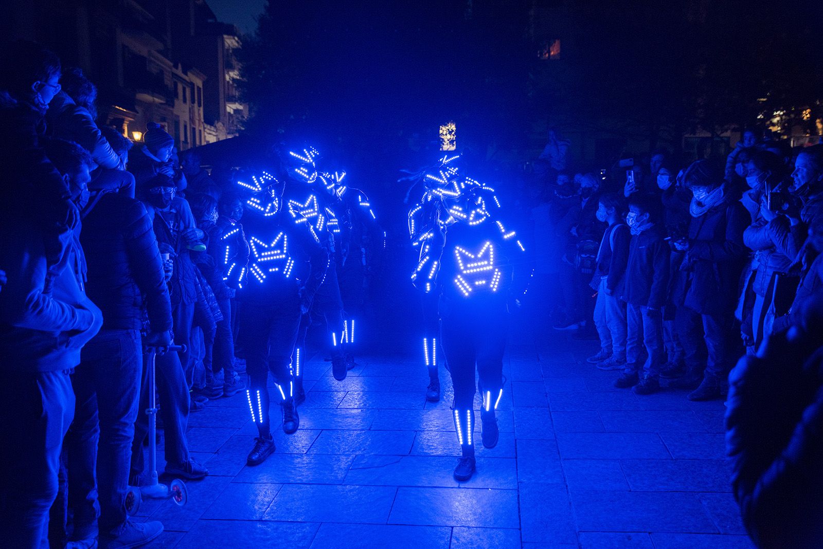 Festa d’encesa de les llums de Nadal de Sant Cugat. Foto: Bernat Millet.