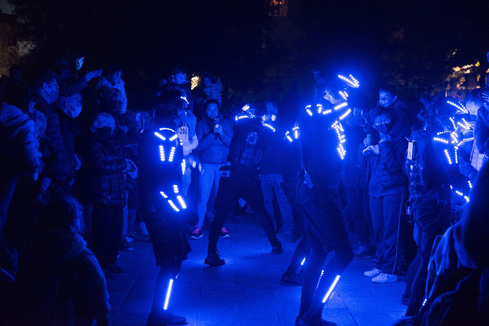 Festa d’encesa de les llums de Nadal de Sant Cugat. Foto: Bernat Millet.