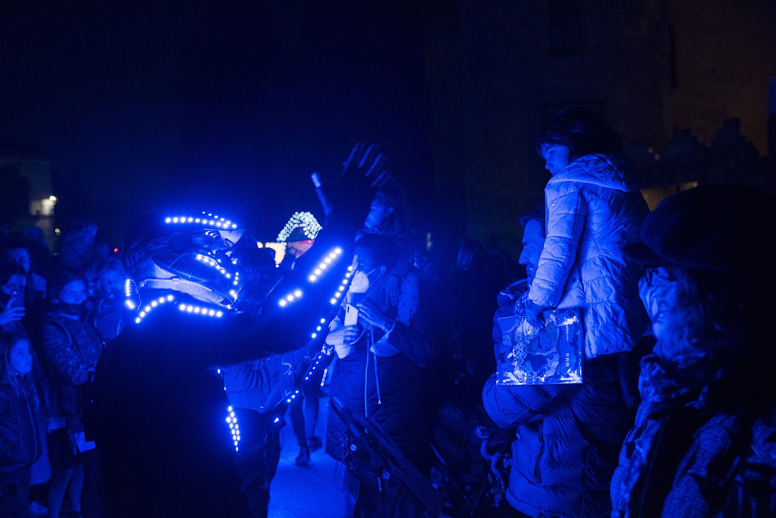 Festa d’encesa de les llums de Nadal de Sant Cugat. Foto: Bernat Millet.