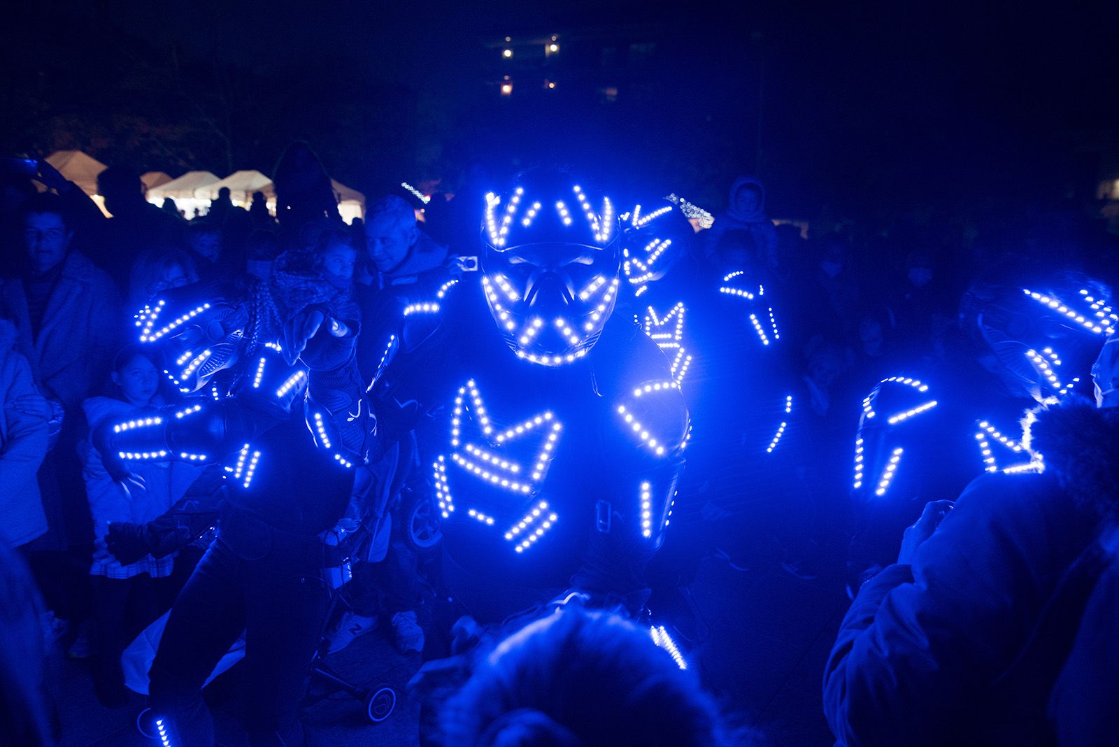 Festa d’encesa de les llums de Nadal de Sant Cugat. Foto: Bernat Millet.