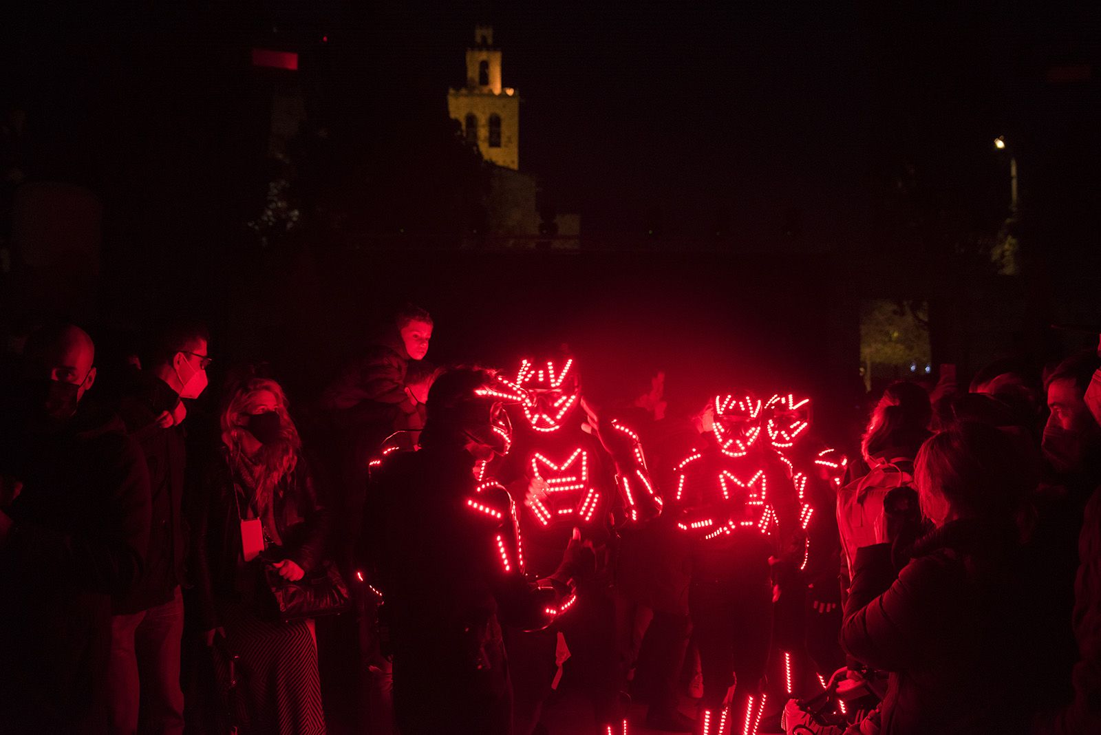 Festa d’encesa de les llums de Nadal de Sant Cugat. Foto: Bernat Millet.