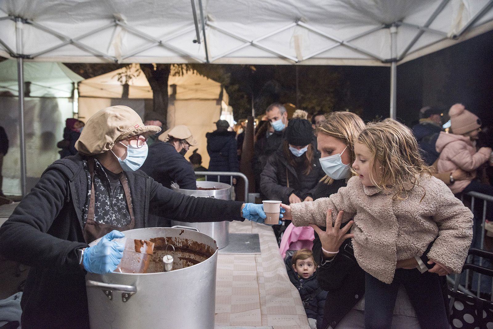 Festa d’encesa de les llums de Nadal de Sant Cugat. Foto: Bernat Millet.