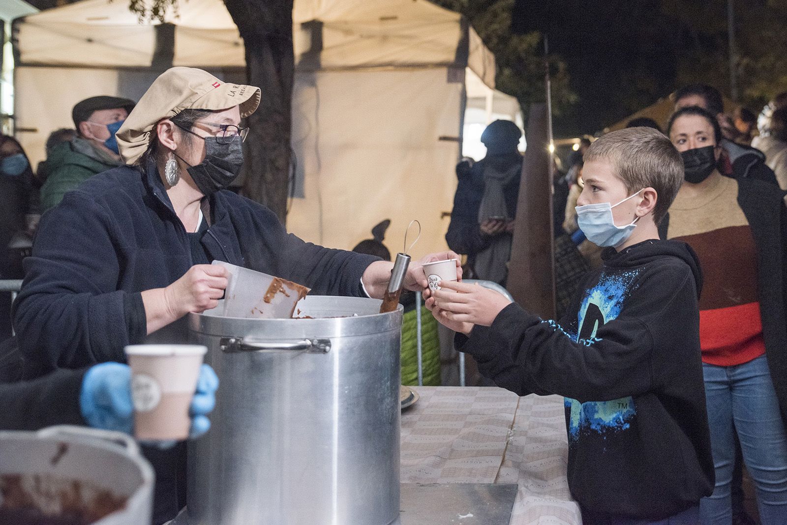 Festa d’encesa de les llums de Nadal de Sant Cugat. Foto: Bernat Millet.