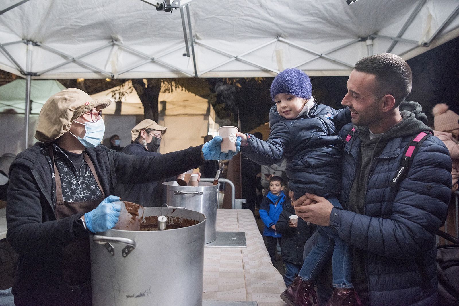 Festa d’encesa de les llums de Nadal de Sant Cugat. Foto: Bernat Millet.