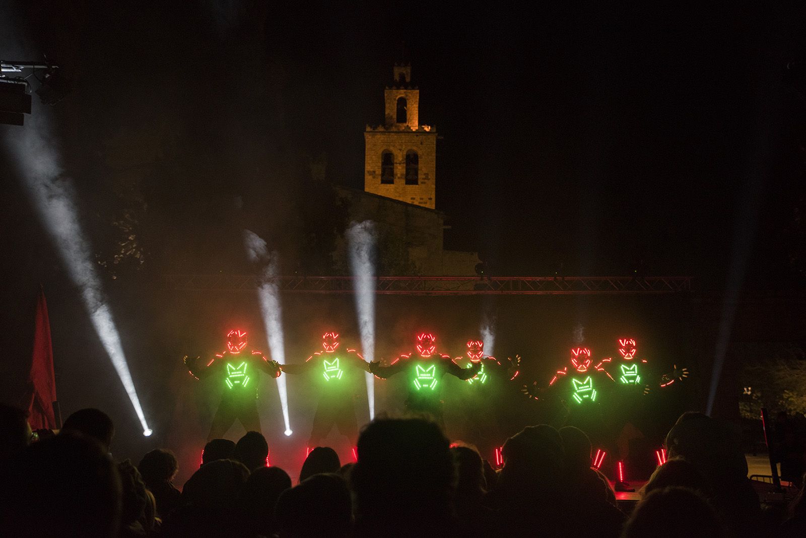 Festa d’encesa de les llums de Nadal de Sant Cugat. Foto: Bernat Millet.