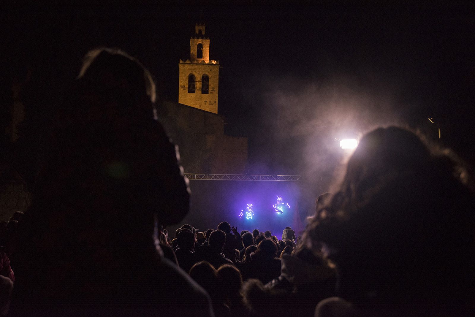 Festa d’encesa de les llums de Nadal de Sant Cugat. Foto: Bernat Millet.