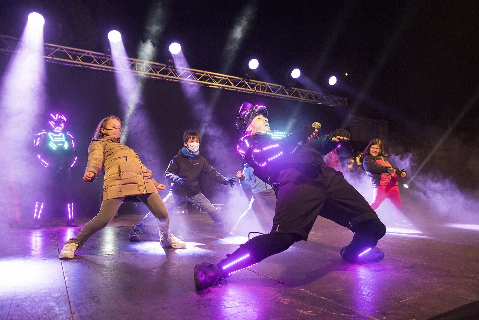 Festa d’encesa de les llums de Nadal de Sant Cugat. Foto: Bernat Millet.