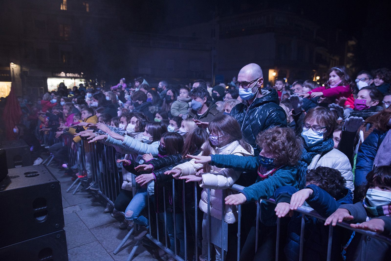 Festa d’encesa de les llums de Nadal de Sant Cugat. Foto: Bernat Millet.