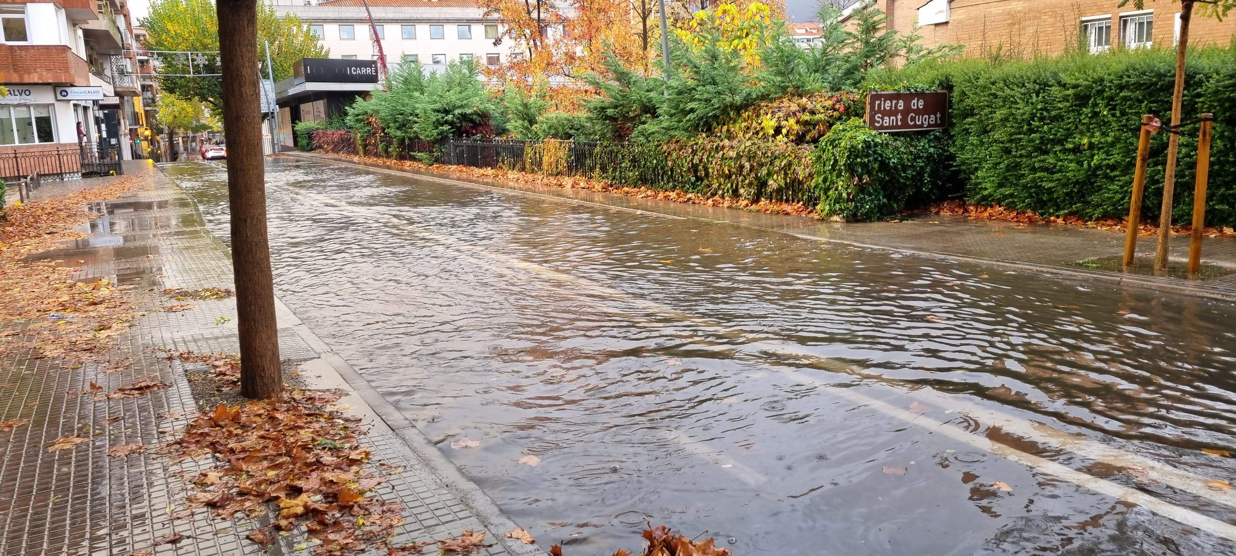 Inundacions per les pluges. FOTO: Alejandra Beribe
