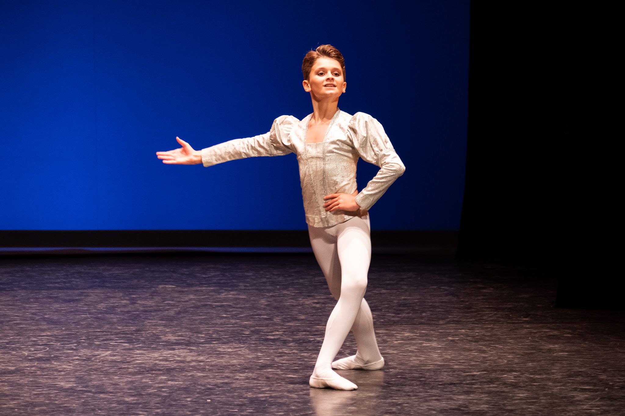 El santcugatenc Màrius Roca en les semifinals del Youth America Grand Prix. FOTO: Cedida