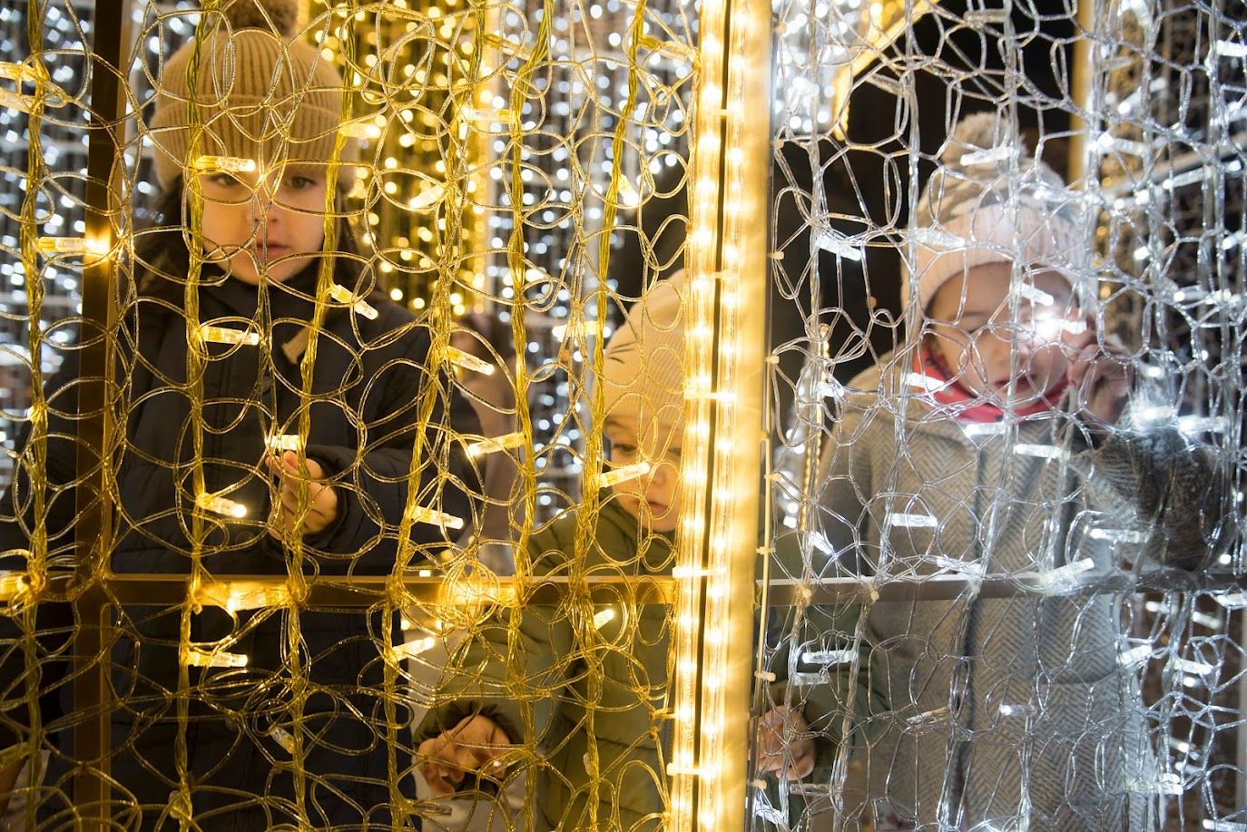 Llums de Nadal a Sant Cugat. FOTO: Bernat Millet