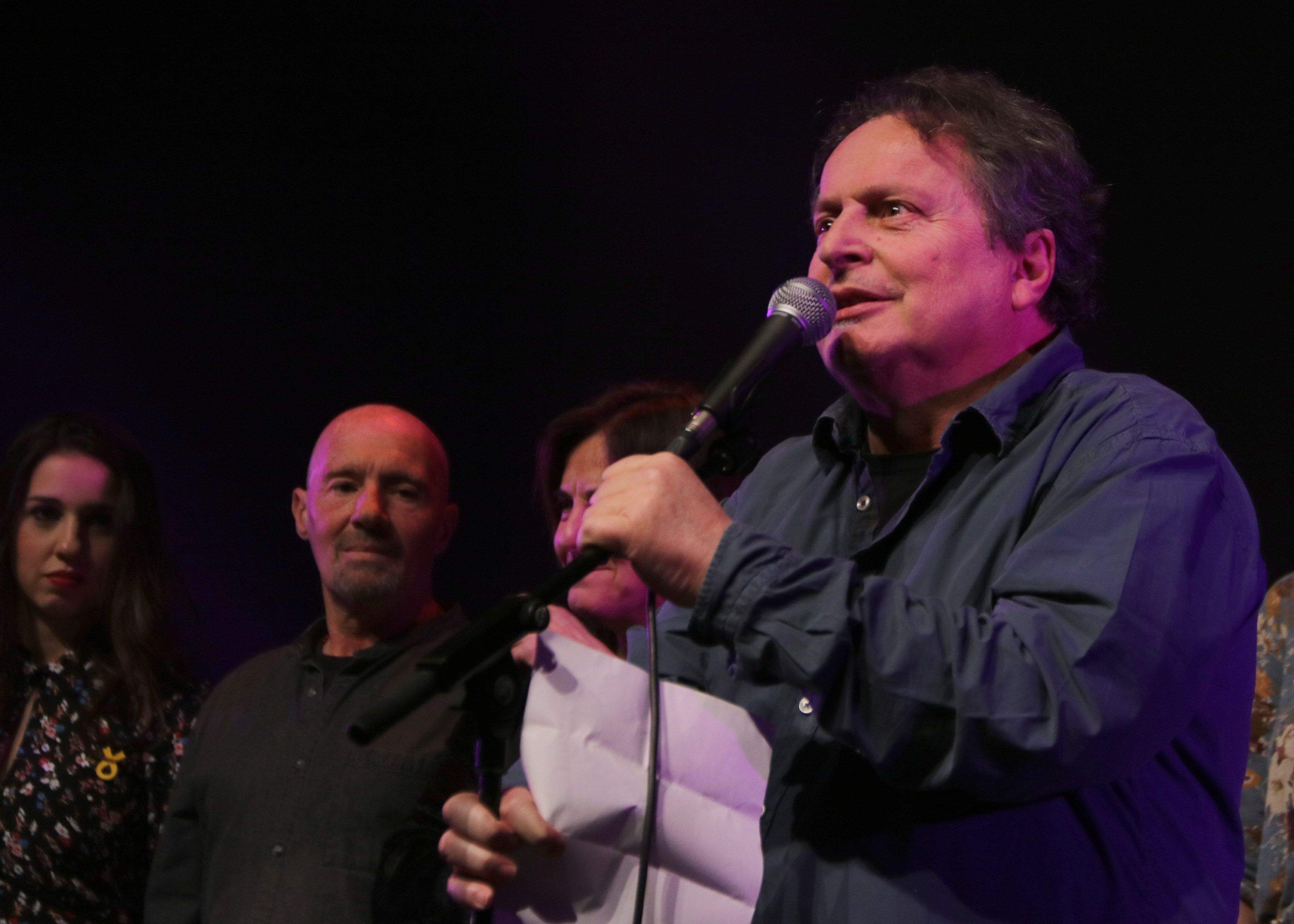 Ramon Muntaner, durant el concert homenatge que li van fer el 2018 FOTO: Júlia Pérez /ACN