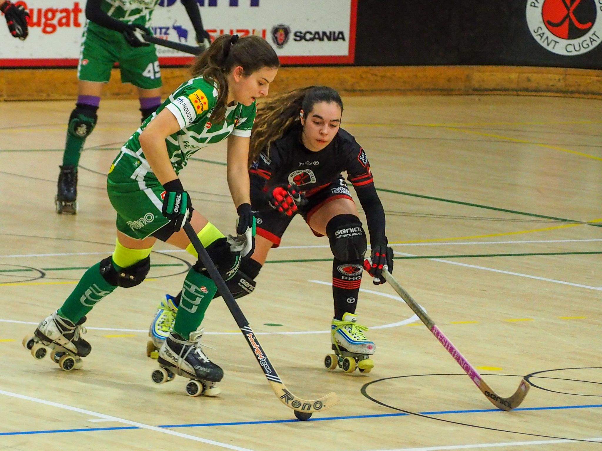 Laura Porta, del Solideo PHC Sant Cugat, en un partit de la temporada passada. FOTO: Mónica García.