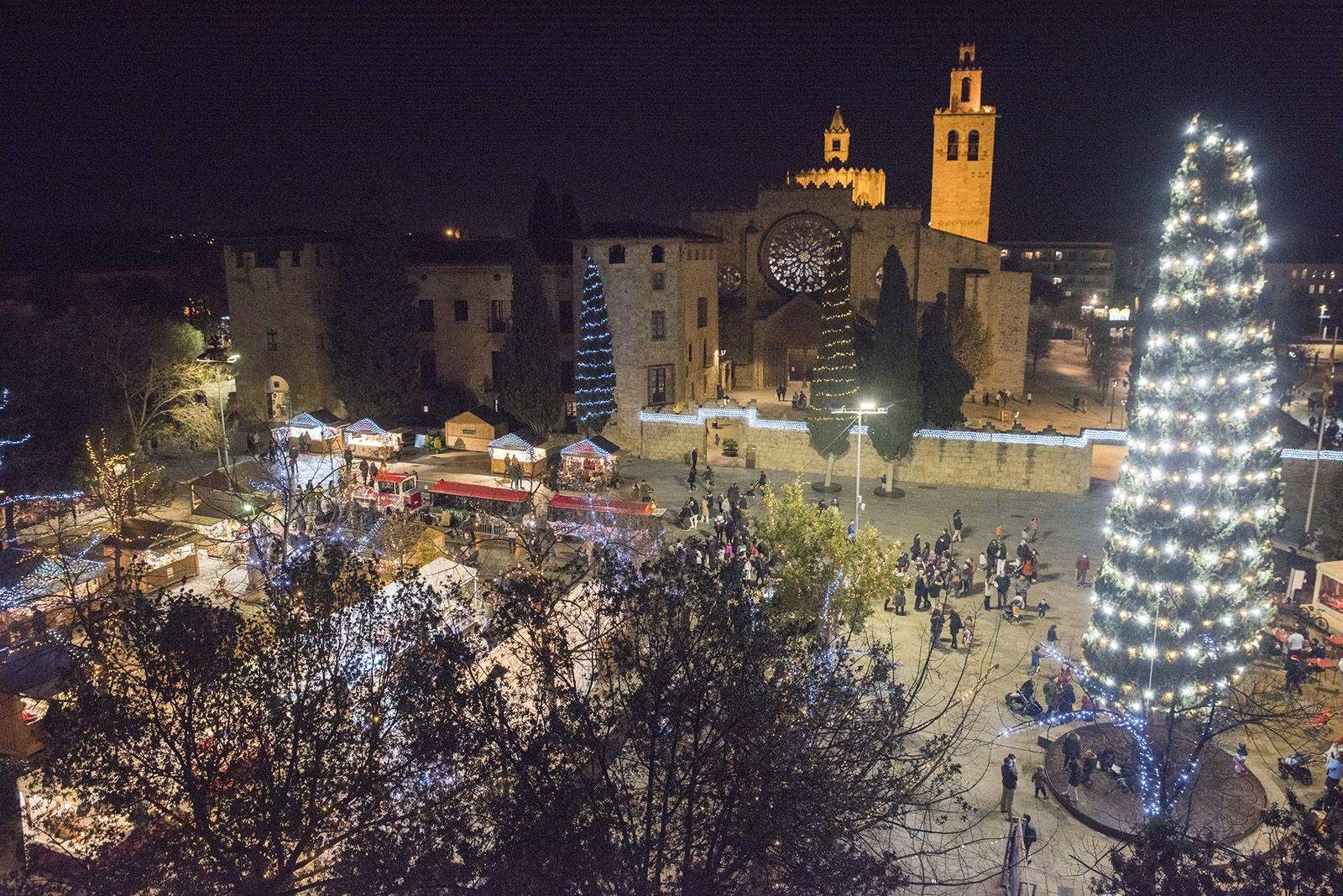 Fira de Nadal de Sant Cugat. Foto. Bernat Millet.