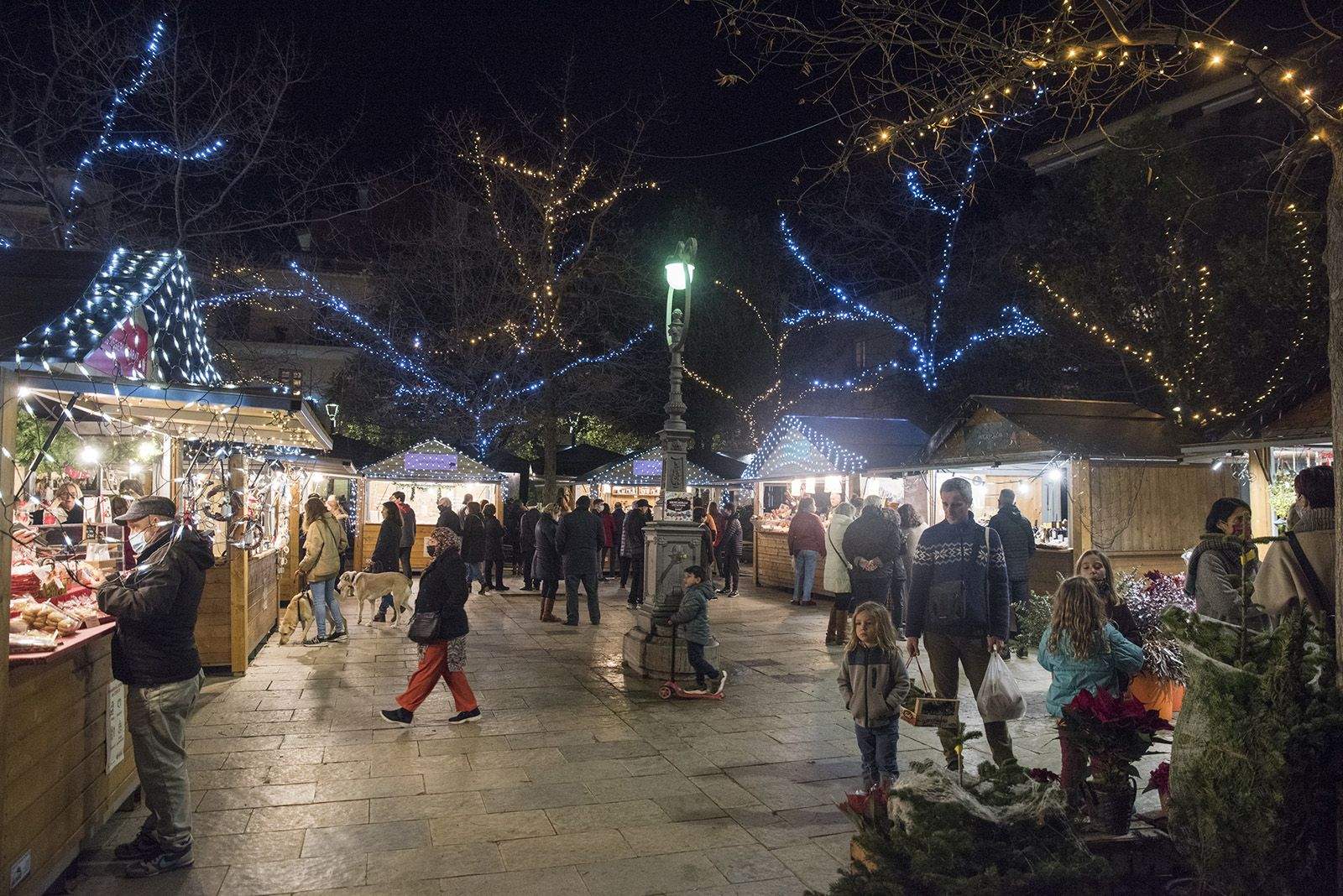 La caseta Valor Afegit es troba a la Fira de Nadal de Sant Cugat. FOTO: Bernat Millet