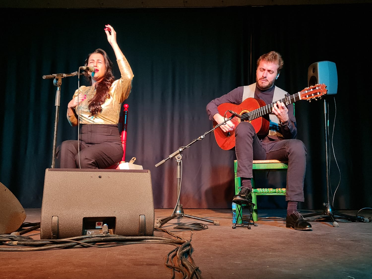 Alba Carmona i Jesús Guerrero van inaugurar el 2n Festival d'Hivern del CPA Sant Cugat. FOTO: Cedida