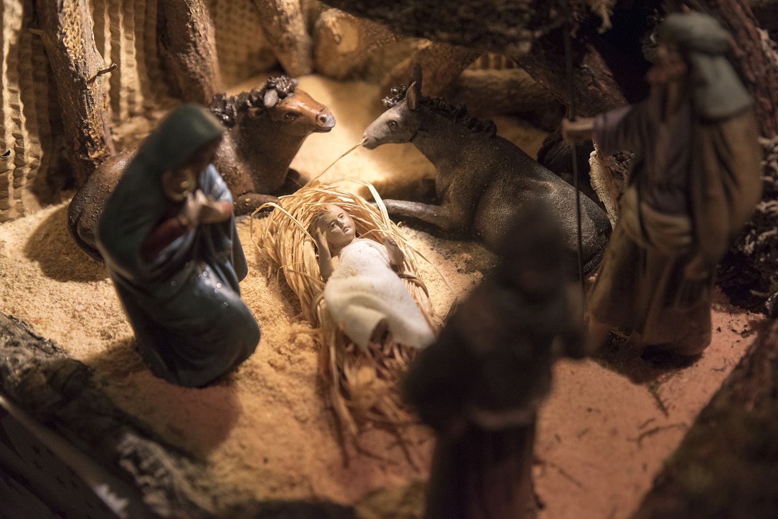 Pessebre al Psg. Xavier Azqueta 21 de Sant Cugat. FOTO: Bernat Millet.
