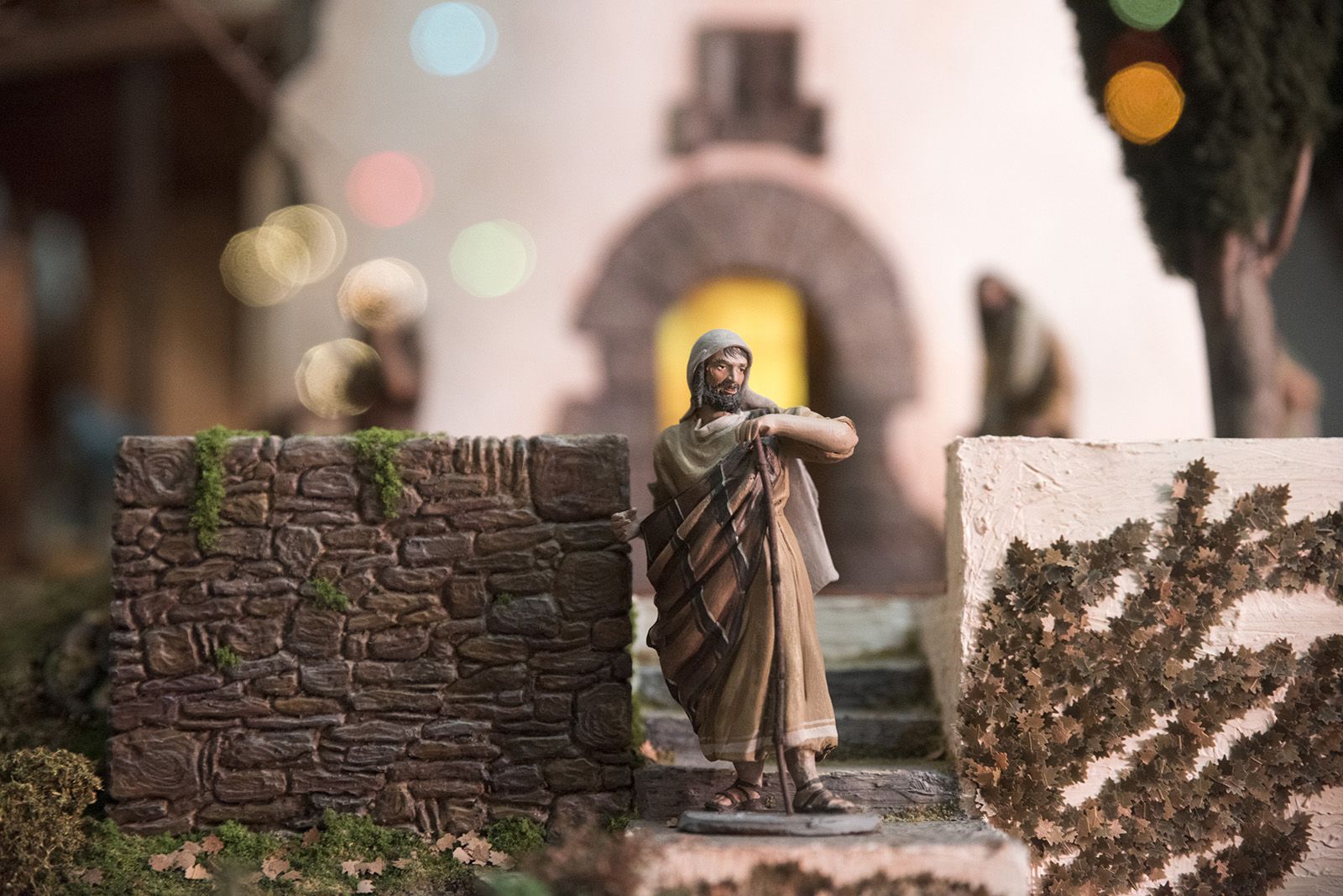 Pessebre al Psg. Xavier Azqueta 21 de Sant Cugat. FOTO: Bernat Millet.