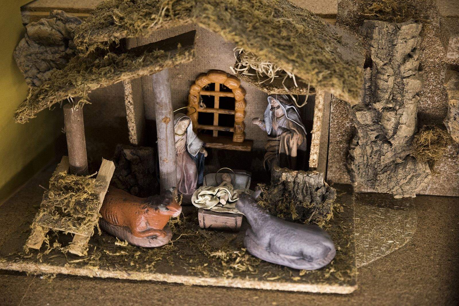 Pessebre al carrer de Xerric de Sant Cugat. FOTO: Bernat Millet.