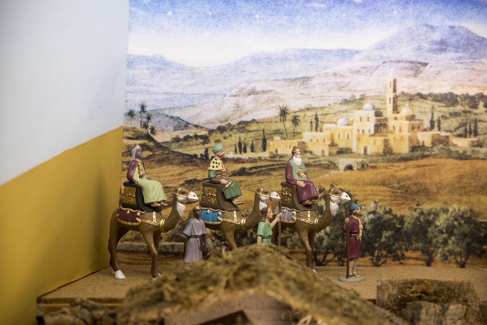 Pessebre al carrer de Xerric de Sant Cugat. FOTO: Bernat Millet.