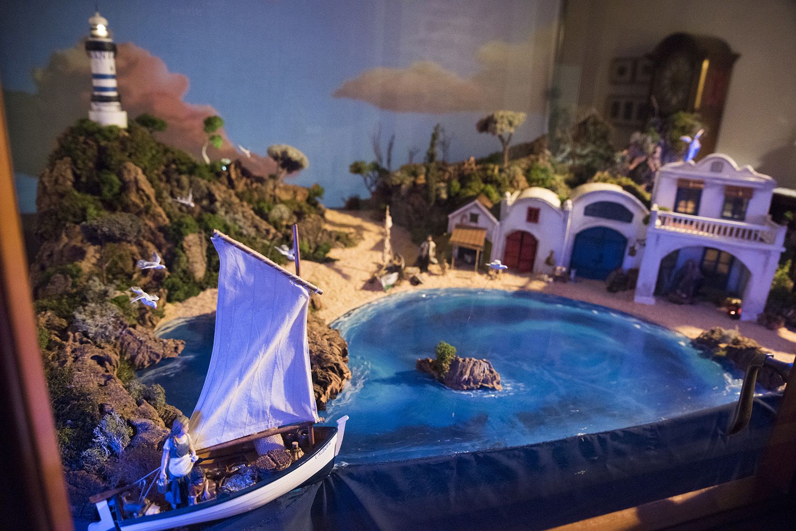 Pessebre al carrer del Carme de Sant Cugat. FOTO: Bernat Millet.